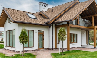 Проект дома с мансардой в Салехарде | цена от 314400 рублей от Строй-Слх